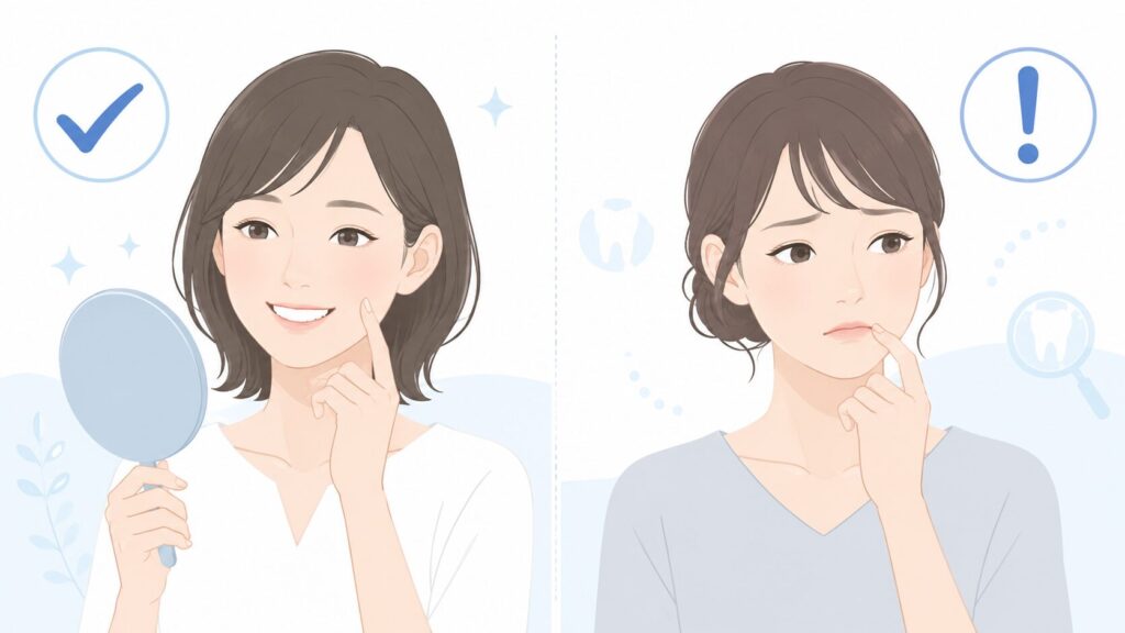 スターホワイトニングが向いている人と向いていない人の比較イメージ