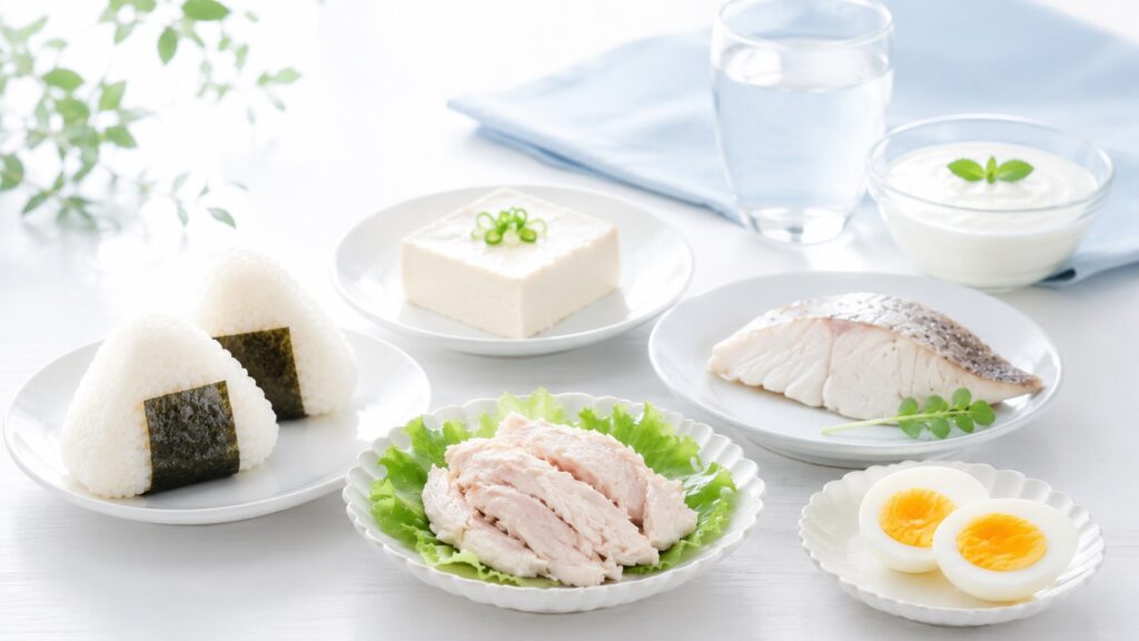 ホワイトニング後におすすめのコンビニでも選びやすい食べ物